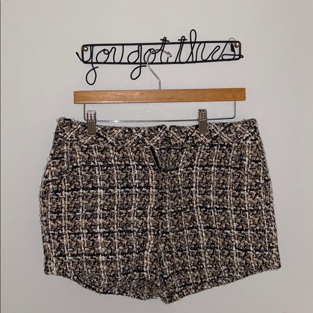 Umgee plaid high waisted shorts